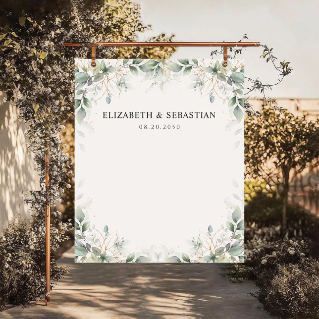 Minimal Eucalyptus Wedding Backdrops (Creator Uploaded)
