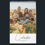 Minimal Family Pets Photo Calendar<br><div class="desc">This simple and minimal calendar features your photos. Personalize it for your needs. You can find matching products at my store.</div>