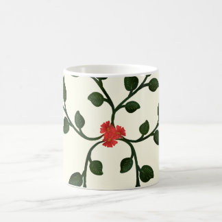 Minimal Floral Vine Design  | Elegant Botanical  Coffee Mug