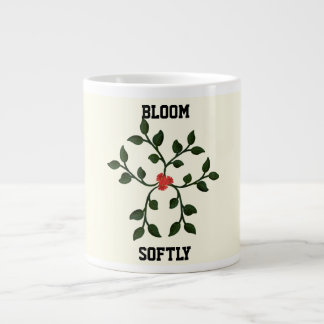 Minimal Floral Vine Design  | Elegant Botanical  Giant Coffee Mug