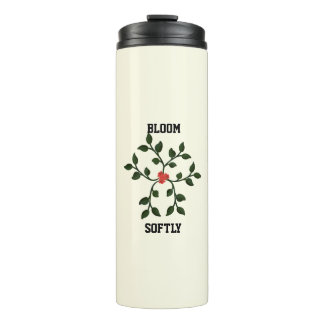 Minimal Floral Vine Design  | Elegant Botanical  Thermal Tumbler