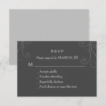 Minimal Flourishes RSVP