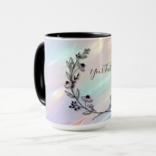 Minimal Flower Coffee Mug