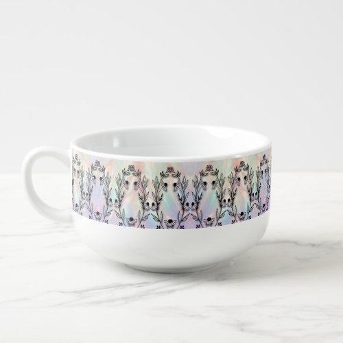 Minimal Flower Soup Mug