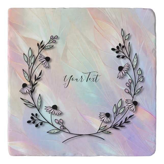 Minimal Flower Trivet (Front)