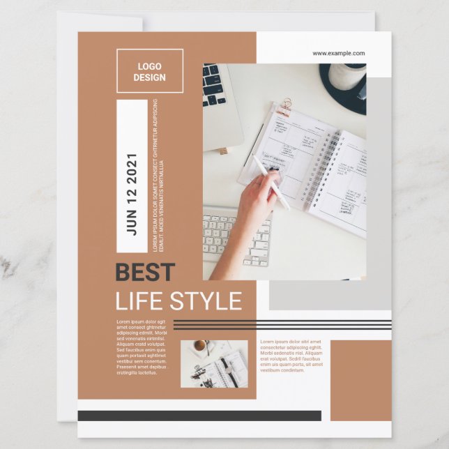 Minimal Flyer Template | Clean & Modern  (Front)