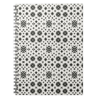 Minimal Folk Geometry Seamless Pattern Notebook