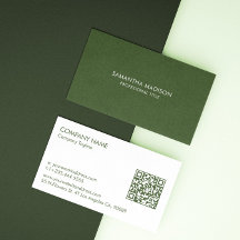 Minimal Forest Green Tones Linen Burlap Fabric 