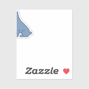 Minimal French Bulldog Design Sticker