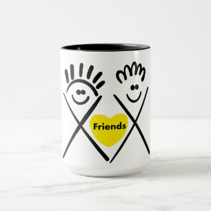 Minimal Friends – Line Art  Mug