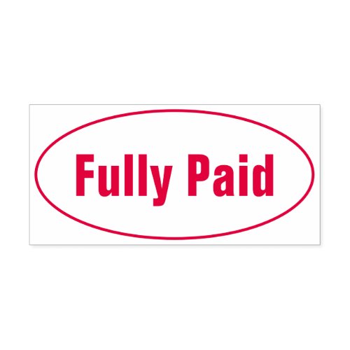 Minimal Fully Paid Rubber Stamp