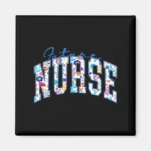 Minimal Funny Future Nurse Nursing School Magnet (Front)