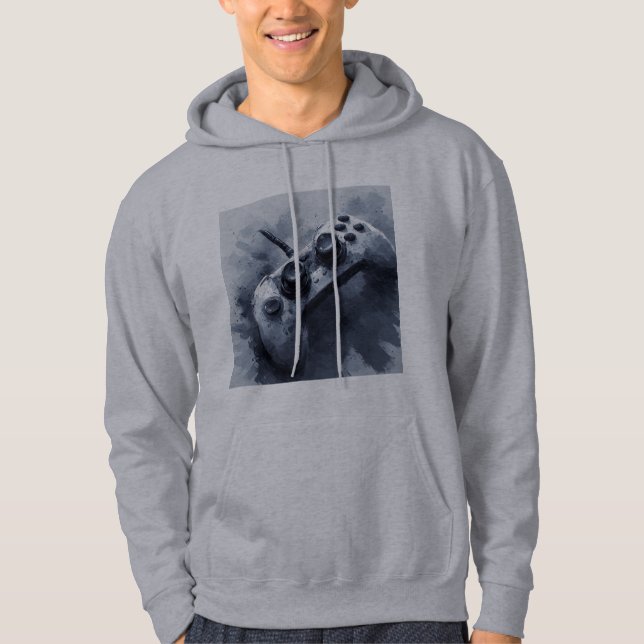 Minimal Gamepad Icon Design Hoodie (Front)