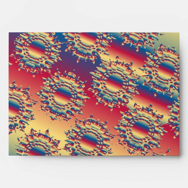Minimal Geometric Colorful Design Edit Envelope (Front)