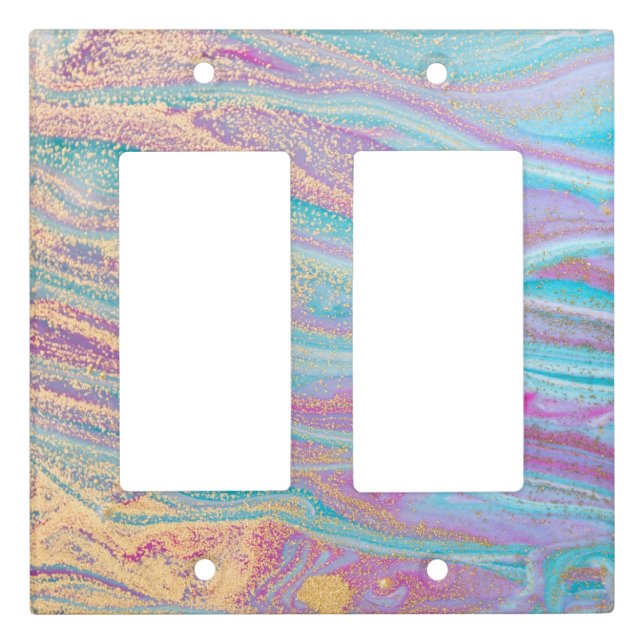 Minimal Glitter Light Switch Covers (Front)