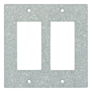 Minimal Glitter Light Switch Covers