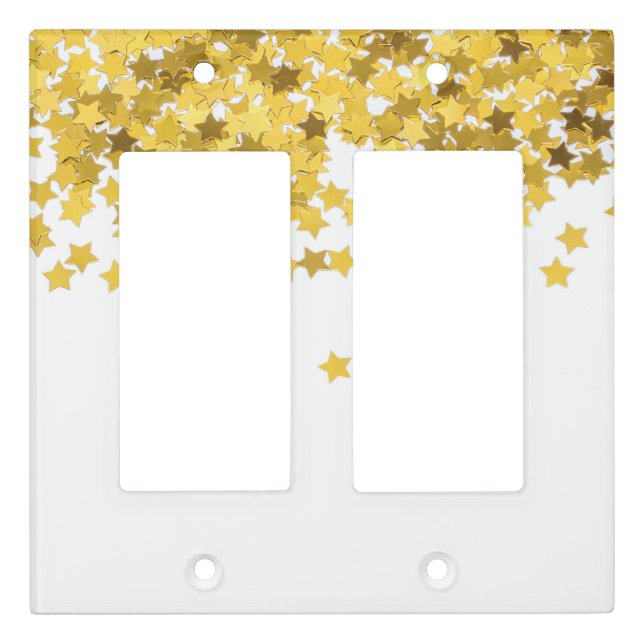 Minimal Glitter Light Switch Covers (Front)