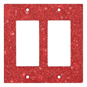 Minimal Glitter Light Switch Covers