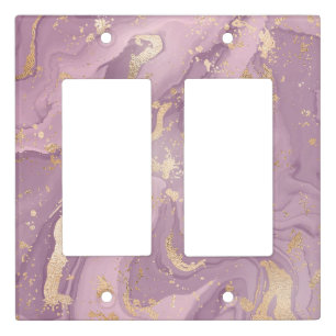 Minimal Glitter Light Switch Covers