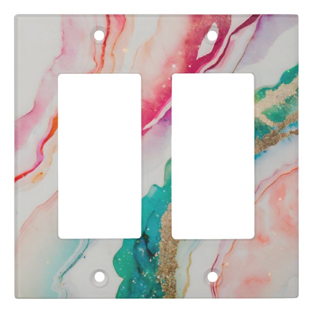 Minimal Glitter Light Switch Covers (Front)