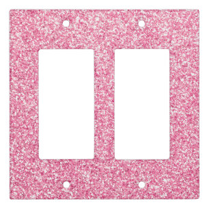 Minimal Glitter Light Switch Covers