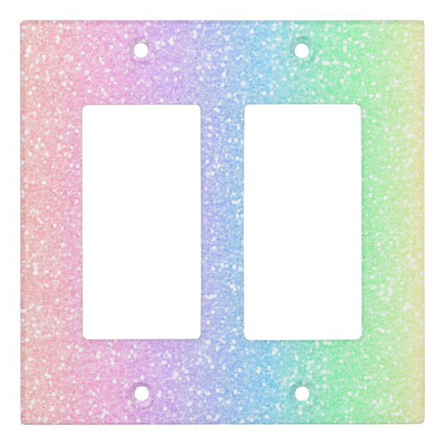 Minimal Glitter Light Switch Covers (Front)