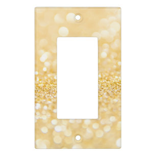 Minimal Glitter Light Switch Covers