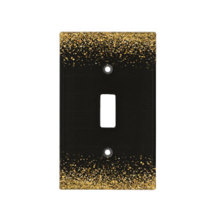 Minimal Glitter Light Switch Covers