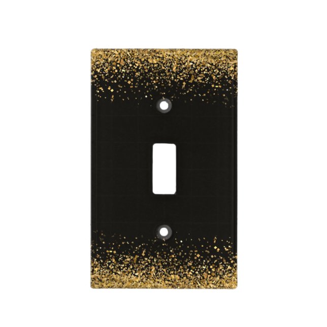 Minimal Glitter Light Switch Covers (Front)