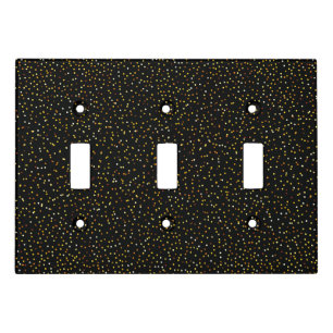 Minimal Glitter Light Switch Covers