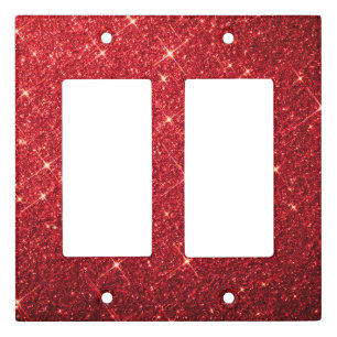 Minimal Glitter Light Switch Covers