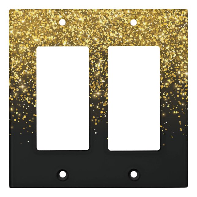 Minimal Glitter Light Switch Covers (Front)