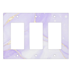 Minimal Glitter Light Switch Covers