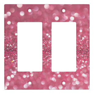 Minimal Glitter Light Switch Covers