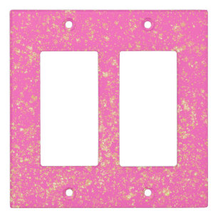 Minimal Glitter Light Switch Covers