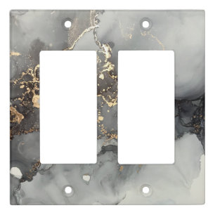 Minimal Glitter Light Switch Covers