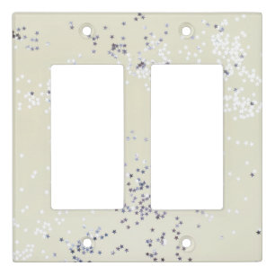 Minimal Glitter Light Switch Covers