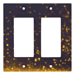 Minimal Glitter Light Switch Covers