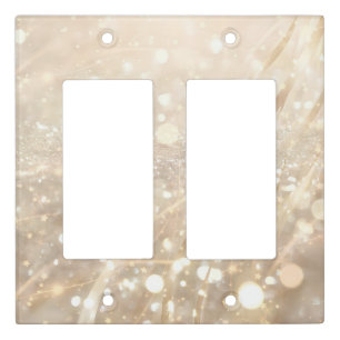 Minimal Glitter Light Switch Covers