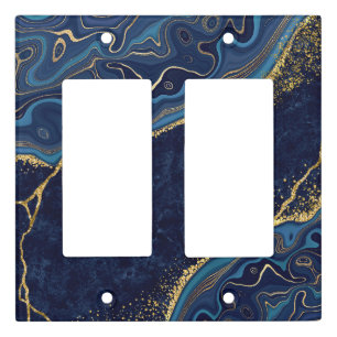 Minimal Glitter Light Switch Covers