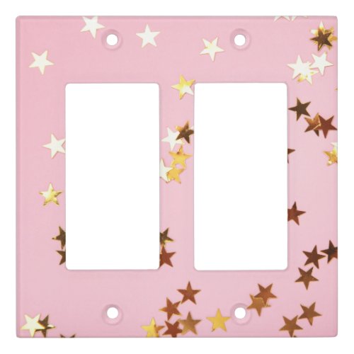 Minimal Glitter Light Switch Covers
