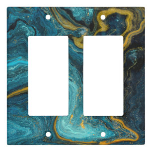 Minimal Glitter Light Switch Covers