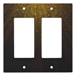 Minimal Glitter Light Switch Covers