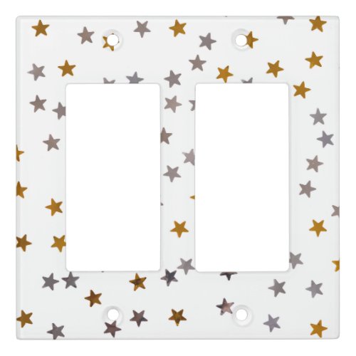 Minimal Glitter Light Switch Covers