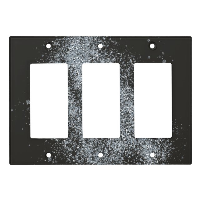 Minimal Glitter Light Switch Covers (Front)