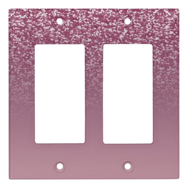 Minimal Glitter Light Switch Covers (Front)