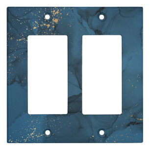 Minimal Glitter Light Switch Covers
