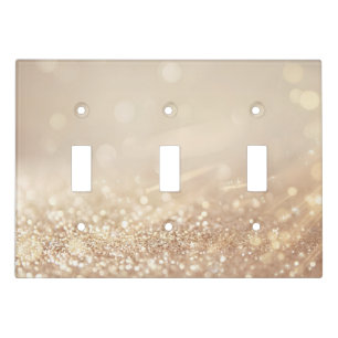 Minimal Glitter Light Switch Covers