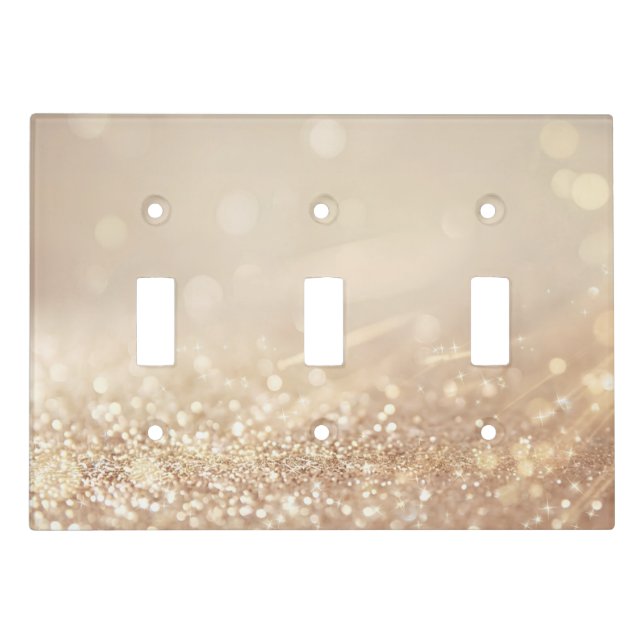 Minimal Glitter Light Switch Covers (Front)