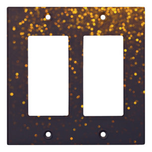 Minimal Glitter Light Switch Covers